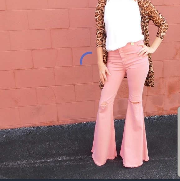 Pink Bell Bottoms - Picture 2 of 2